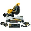 DEWALT FLEXVOLT Double Bevel Compound Sliding Miter Saw Kit, 12 IN, 120V MAX, DHS790AT2
