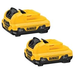 DEWALT Lithium-Ion Battery, 12V MAX, 2-Pack, DCB124-2