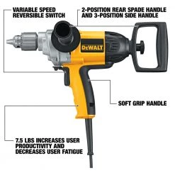 DEWALT Heavy-Duty Spade Handle Drill, 1/2 IN, DW130V 7 DEWALT Heavy-Duty Spade Handle Drill, 1/2 IN, DW130V -Tools Elegant shop sftp a s assets20210610000000222