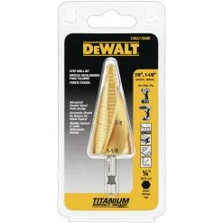 DEWALT Impact Ready Step Drill Bit, 7/8 IN, 1-1/8 IN, DWA1789IR -Tools Elegant shop sftp a s assets20210610000000249