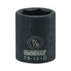 DEWALT 6-Point 1/2 Drive Standard Impact Socket, DWMT75121OSP, 7/8 IN