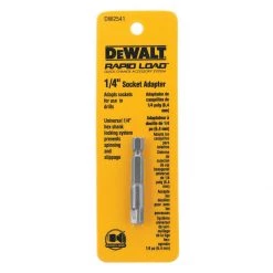 DEWALT Hardened Steel Rapid Load Socket Adapter, 1/4 IN, DW2541