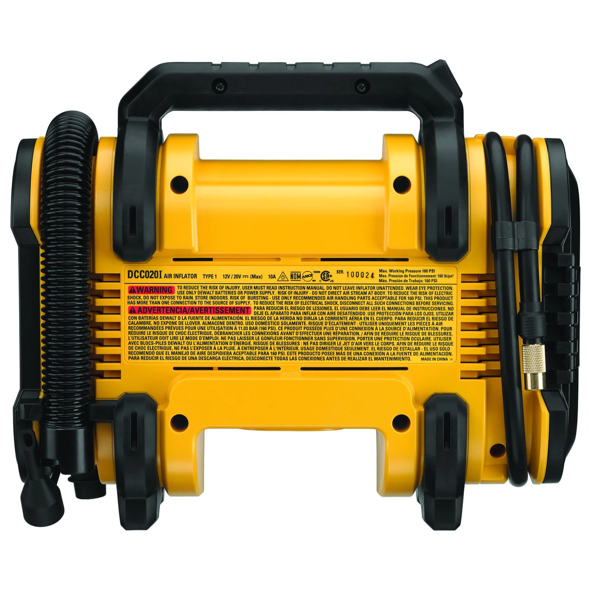 DEWALT Inflator Bare, 20V MAX, DCC020IB 4 DEWALT Inflator Bare, 20V MAX, DCC020IB - Image 2