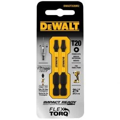 DEWALT Torx T20 Impact Ready, 2 IN, 2-Pack, DWA2TX20IR2 6 DEWALT Torx T20 Impact Ready, 2 IN, 2-Pack, DWA2TX20IR2 -Tools Elegant shop sftp a s assets20210610000000294