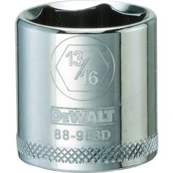 DEWALT 6-Point 3/8 IN Drive Socket, SAE, DWMT88983OSP, 13/16 IN
