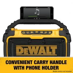 DEWALT Jobsite Bluetooth Speaker, 2V / 20V MAX, DCR010 -Tools Elegant shop sftp a s assets20210611000000078