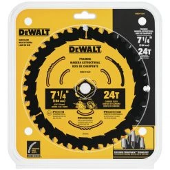 DEWALT 24T Saw Blade, 7-1/4 IN, DWA171424 -Tools Elegant shop sftp a s assets20210611000000087