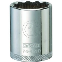DEWALT 12-Point 1/2 IN Drive Socket, SAE, DWMT74559OSP, 1 IN