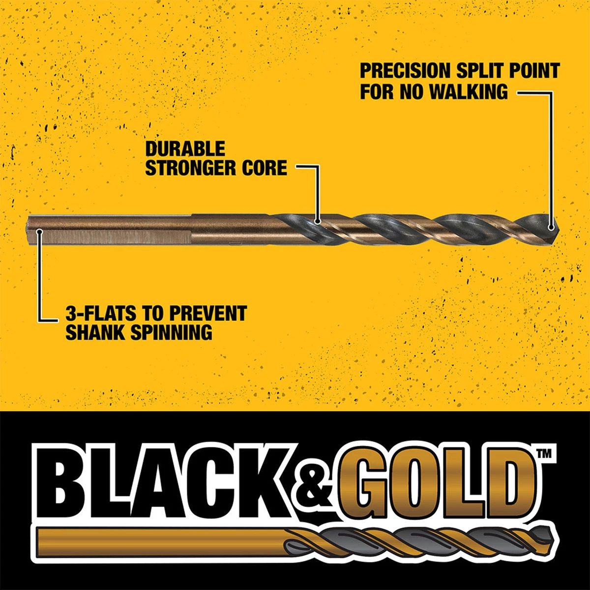 DEWALT Black Oxide Drill Bit, DW1114 G, 7/32 IN 5 DEWALT Black Oxide Drill Bit, DW1114 G, 7/32 IN - Image 3