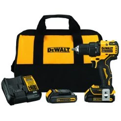DEWALT Brushless Compact Drill / Driver Kit, 20V MAX, 1/2 IN, DCD708C2