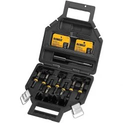 DEWALT Assorted Woodboring Self-Feed Drill Bit Set, 8-Piece, DW1649