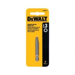 DEWALT #3 Square Recess Power Bit, DW2213, 2 IN