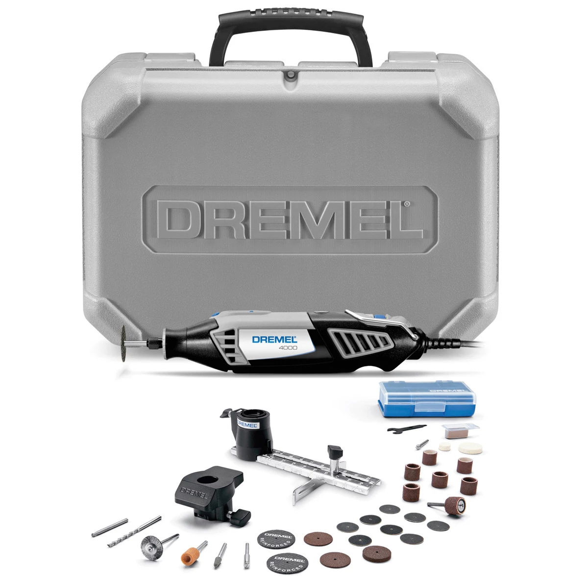 Dremel 4000 Series Rotary Tool, 2 Attachments, 30 Accessories, 4000-2/30 3 Dremel 4000 Series Rotary Tool, 2 Attachments, 30 Accessories, 4000-2/30