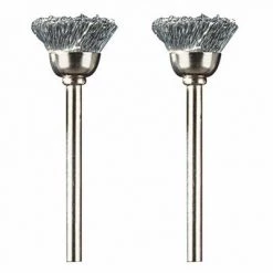 Dremel 1/2 IN Carbon Steel Brushes, 2-Pack, 442-02