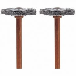 Dremel 3/4 IN Stainless Steel Brushes, 2-Pack, 530-02