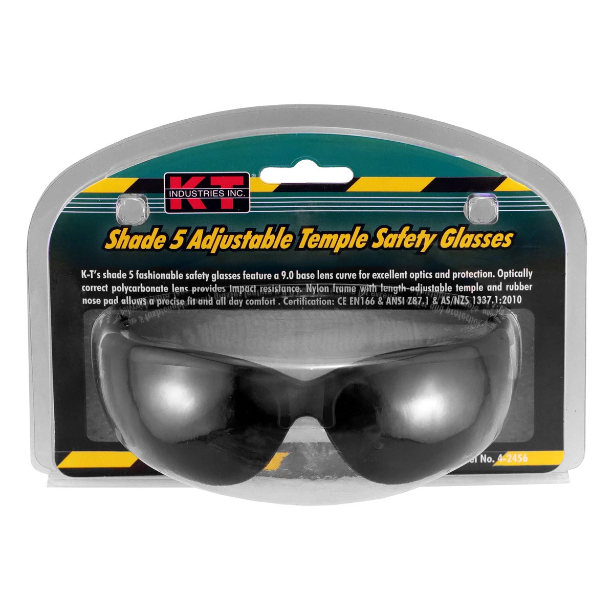 K-T Industries Ultra Fashion Safety Glass Shaded 5.0, 4-2456 4 K-T Industries Ultra Fashion Safety Glass Shaded 5.0, 4-2456 - Image 2