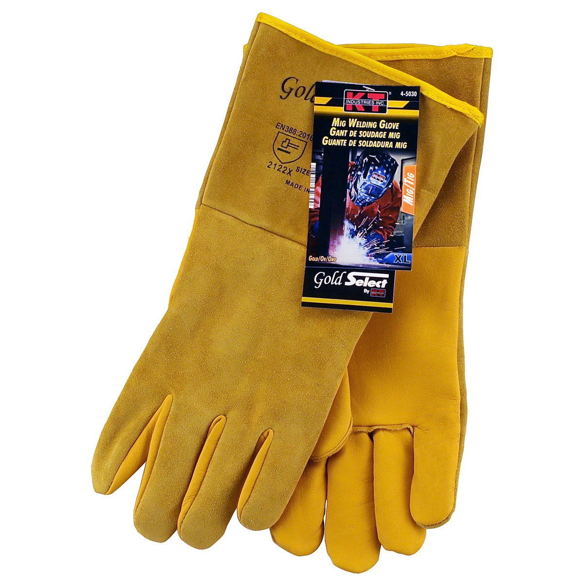 K-T Industries Mig Welding Gloves, 4-5030, X-Large 3 K-T Industries Mig Welding Gloves, 4-5030, X-Large