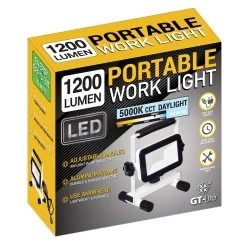 Gt-Lite 1200 Lumen LED Portable Work light, GT-504A -Tools Elegant shop sftp a s assets20220520000000041