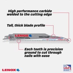 Lenox Demolition Carbide Tip Reciprocating Saw Blades, 9 IN, 6 TPI, 3-Pack, 2059102 -Tools Elegant shop sftp a s assets20220714000000353