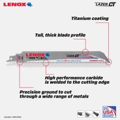 Lenox Carbide Tip Metal Cutting Reciprocating Saw Blades, 8 TPI, 9 IN, 3-Pack, 2058829 -Tools Elegant shop sftp a s assets20220714000000473