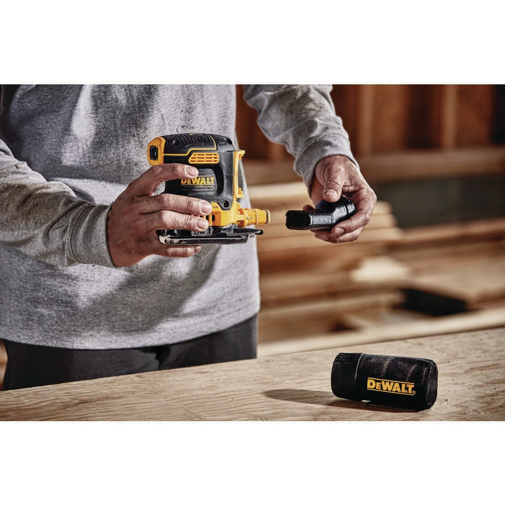 DEWALT XR Brushless Cordless 1/4 Sheet Variable Speed Sander (Bare Tool), 20V MAX, DCW200B 7 DEWALT XR Brushless Cordless 1/4 Sheet Variable Speed Sander (Bare Tool), 20V MAX, DCW200B - Image 5