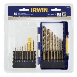 Irwin Cobalt Alloy Steel Drill Bit Set, 15-Piece, 316015 -Tools Elegant shop sftp a s assets20220714000000504