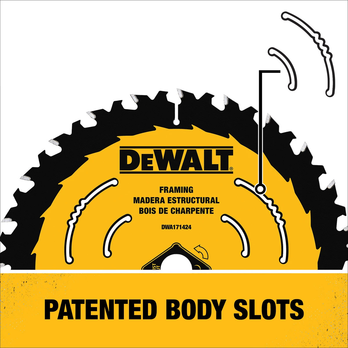 DEWALT Circular Saw Blade, 60T, 7-1/4 IN, DWA171460 4 DEWALT Circular Saw Blade, 60T, 7-1/4 IN, DWA171460 - Image 2