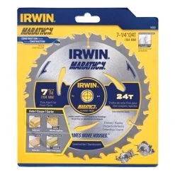 Irwin Marathon Circular Saw Blades, 24T, 7-1/4 IN, 2001060 -Tools Elegant shop sftp a s assets20220714000000619