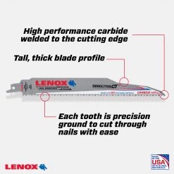 Lenox Demolition Reciprocating Saw Blade, 6-TPI, 9 IN, 1832143 -Tools Elegant shop sftp a s assets20220714000000627