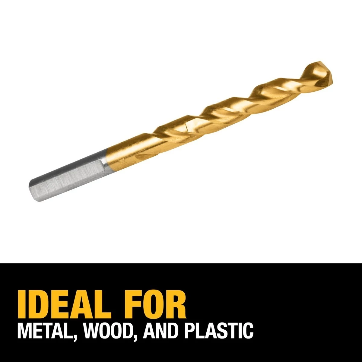 DEWALT Titanium Nitride Coated Split Point Drill Bit, 5/16 IN, DW1320 4 DEWALT Titanium Nitride Coated Split Point Drill Bit, 5/16 IN, DW1320 - Image 2