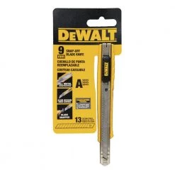 DEWALT Snap Off Knife, 9 mm, DWHT10037 -Tools Elegant shop sftp a s assets20220714000000659