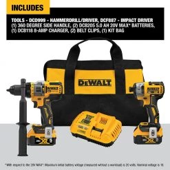 DEWALT Brushless Cordless 2-Tool Kit Including Hammer Drill/Driver with FLEXVOLT Advantage, 20V MAX, DCK2100P2 -Tools Elegant shop sftp a s assets20220714000000676