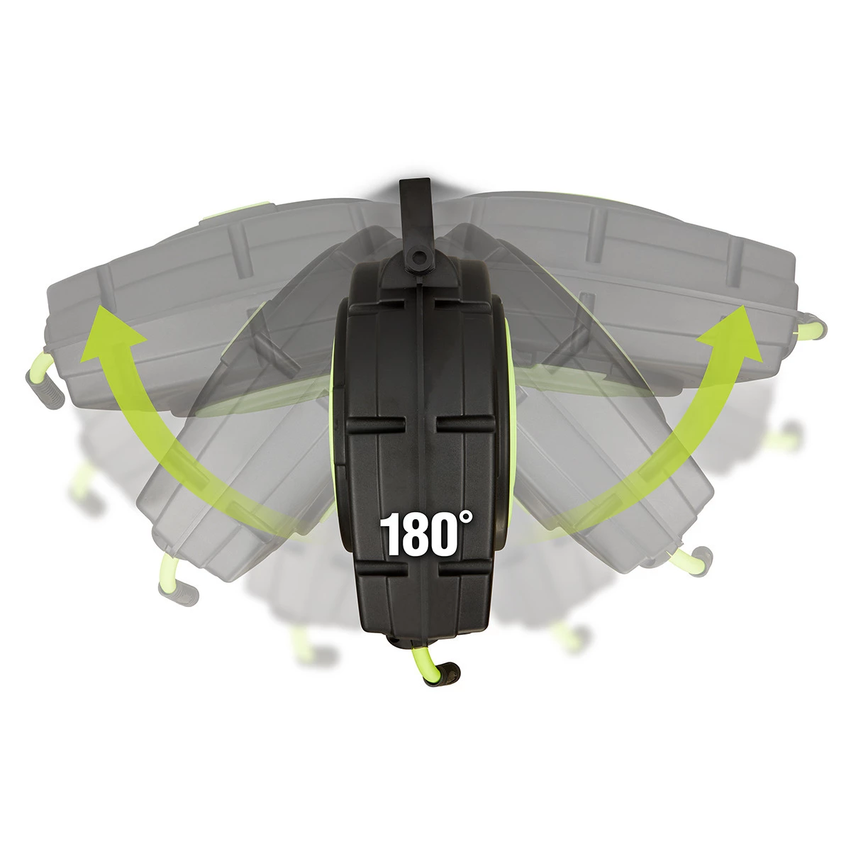 Flexzilla Enclosed Plastic Air Reel, L8250FZ, 3/8 IN x 50 FT 10 Flexzilla Enclosed Plastic Air Reel, L8250FZ, 3/8 IN x 50 FT - Image 8